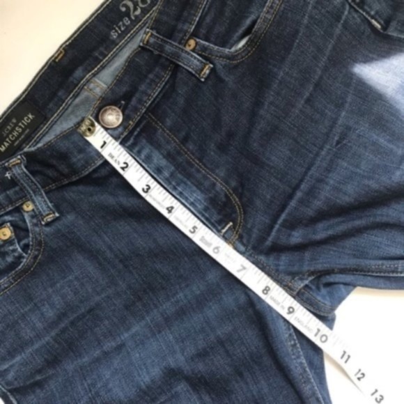 J. Crew | Matchstick Dark Wash Jeans Sz. 28 - Picture 6 of 8